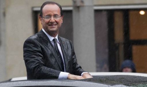 Hollande sous la pluie