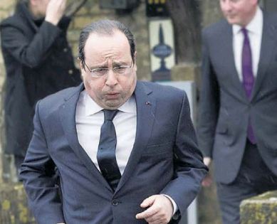 Hollande sous la pluie